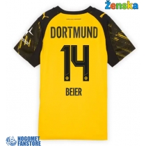 Borussia Dortmund Maximilian Beier #14 Domaci Dres za Ženska 2025-26 Kratak Rukav